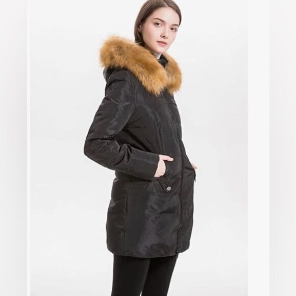 #316 VALUKER The Beinia Hooded Puffer Jacket - Picture 1 of 15